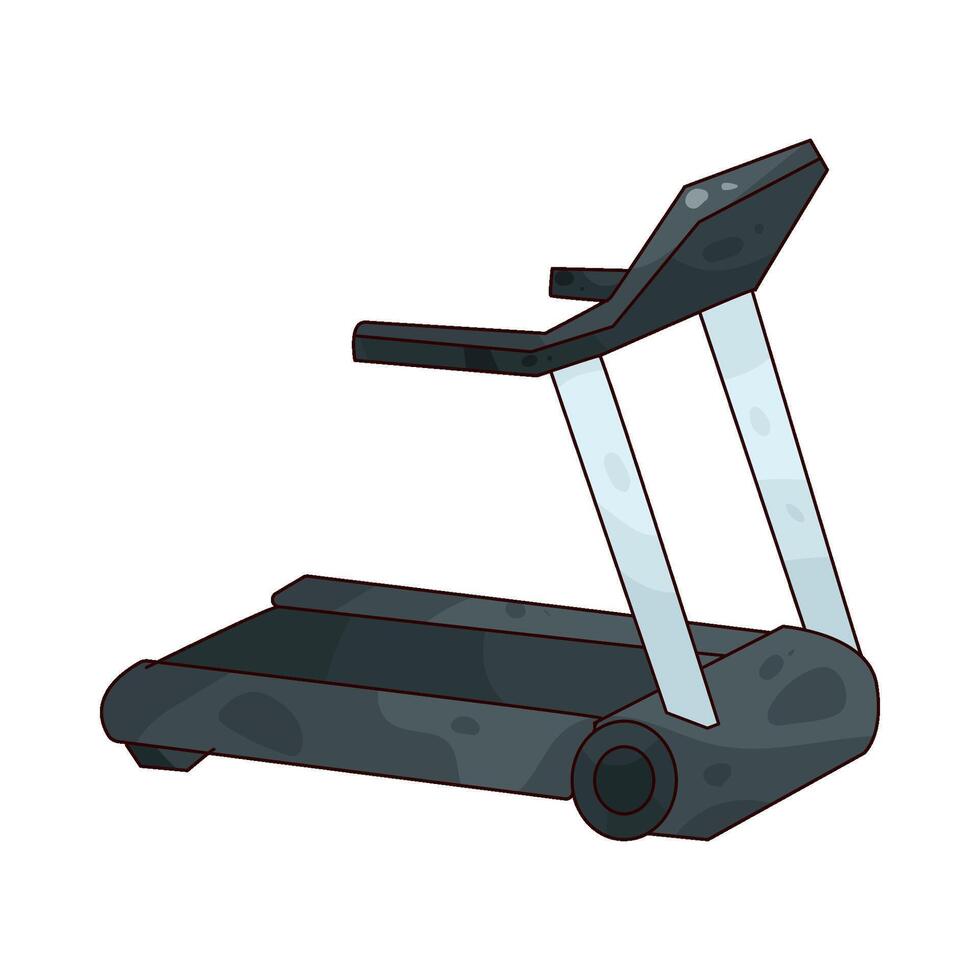 sport treadmill illustration vector