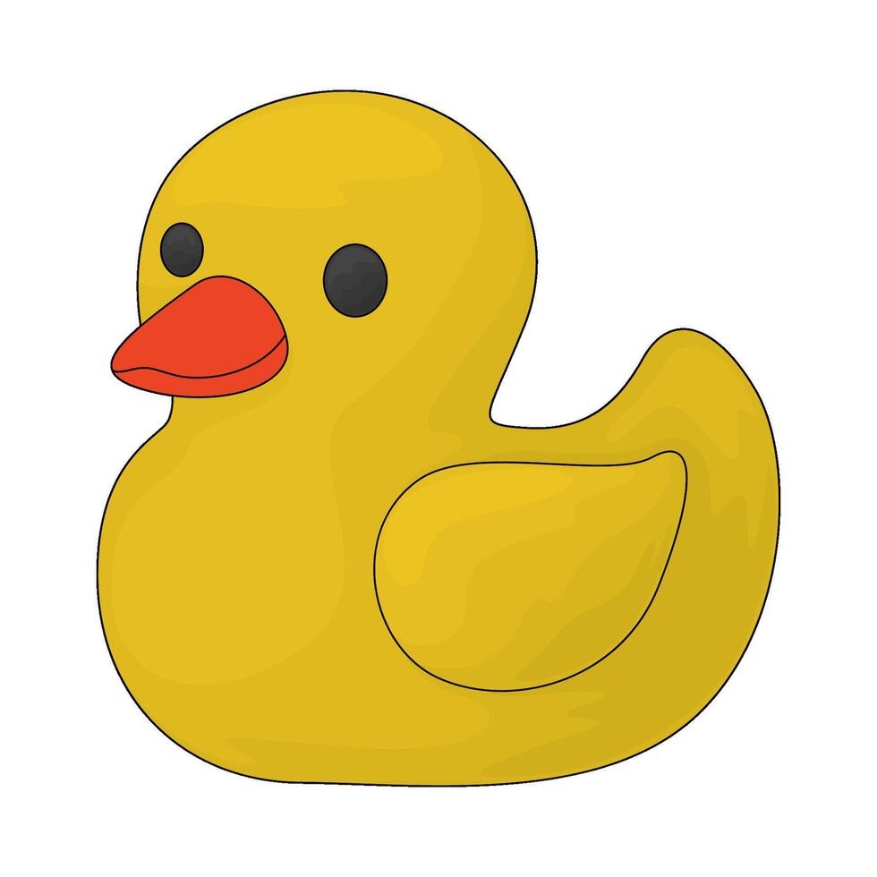 Baby duck illustration vector