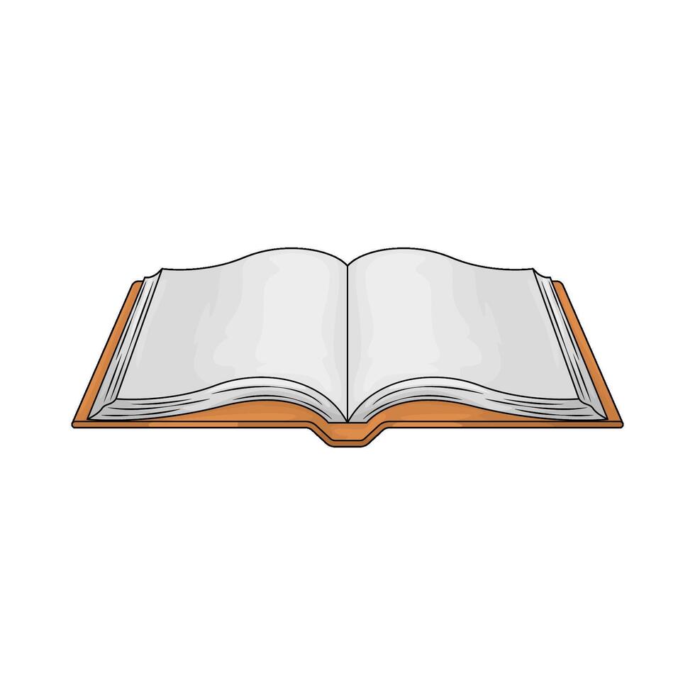 illustration of a open books vector