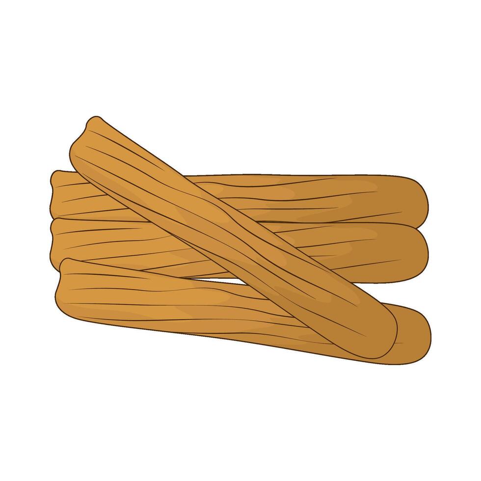Sweets churros illustration vector