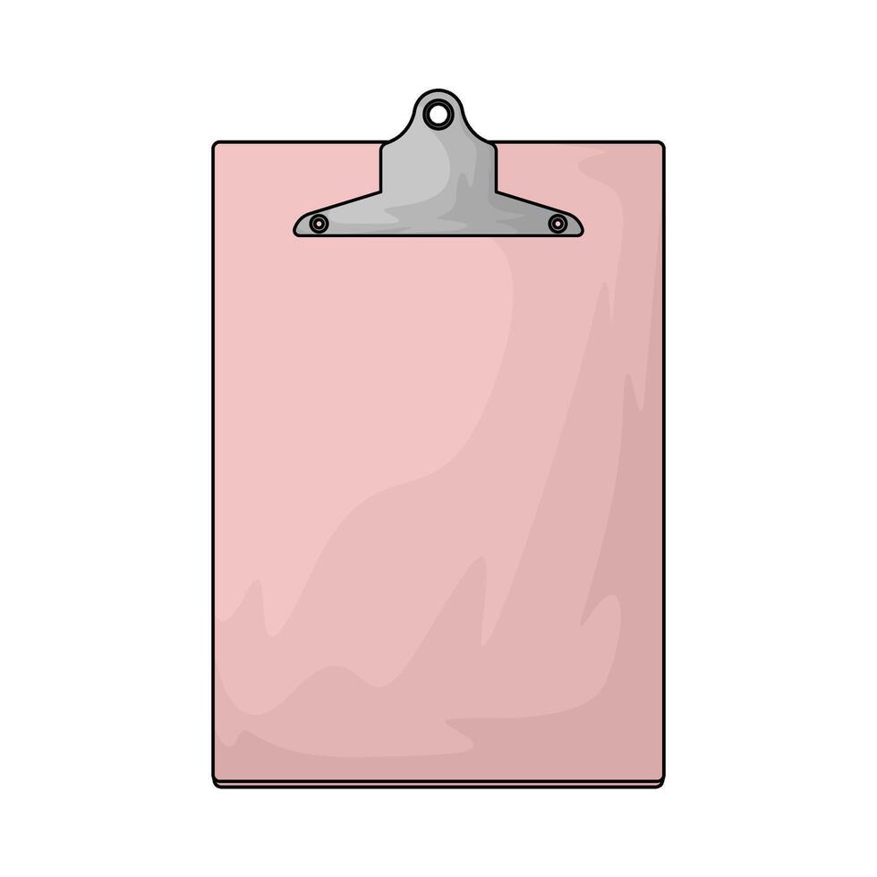 pink clipboard illustration vector