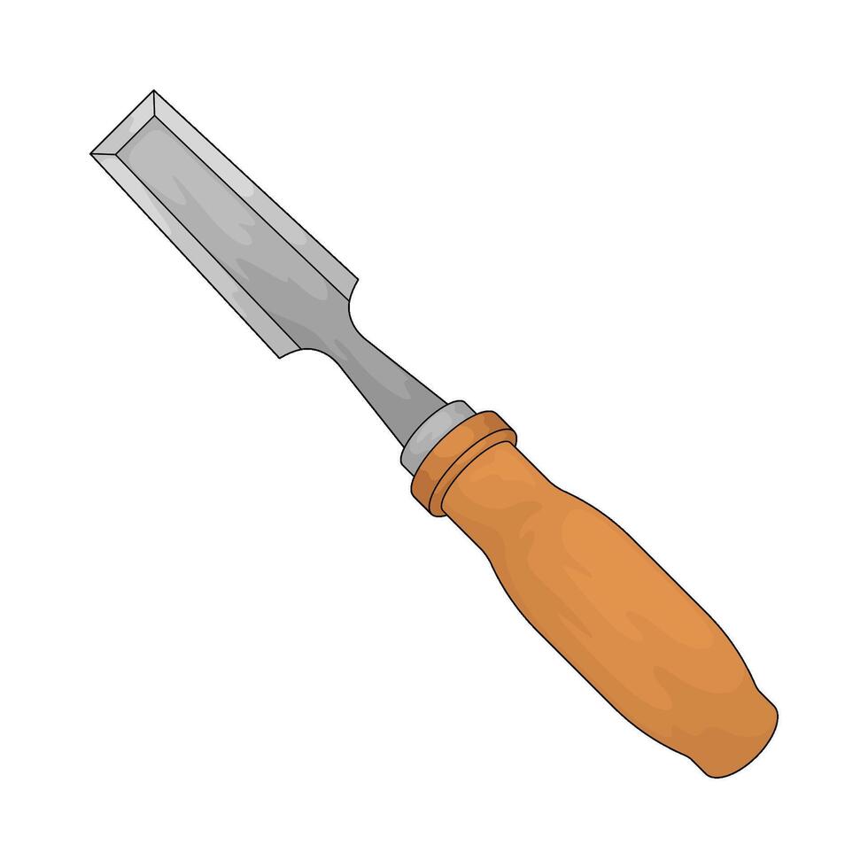 Art chisel illustration vector