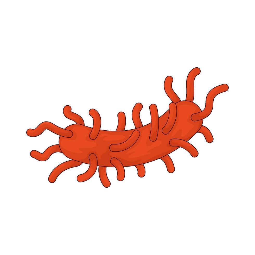 Lab bacteria illustration vector