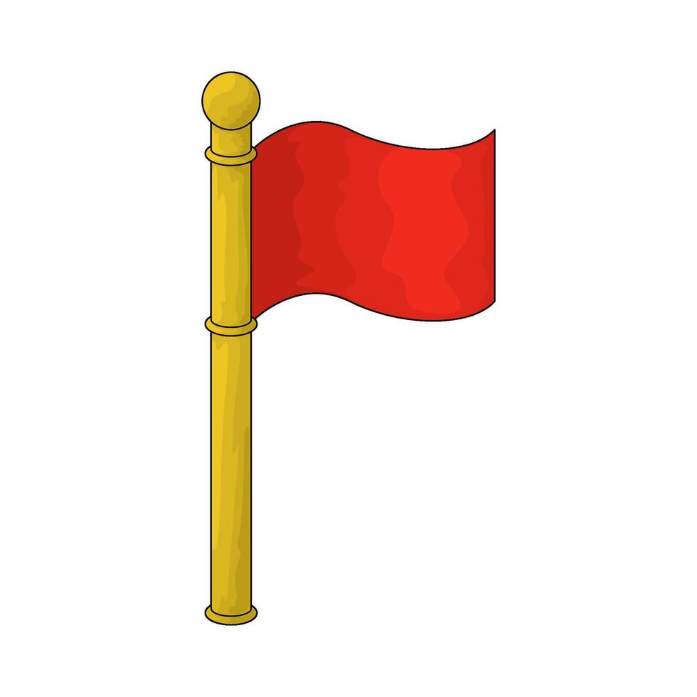 Game flag illustration vector