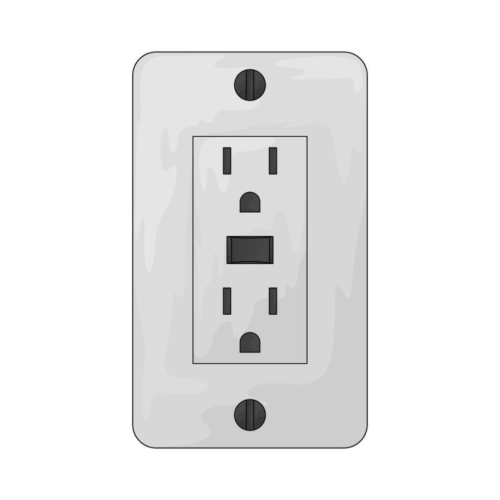 Living Room socket vector