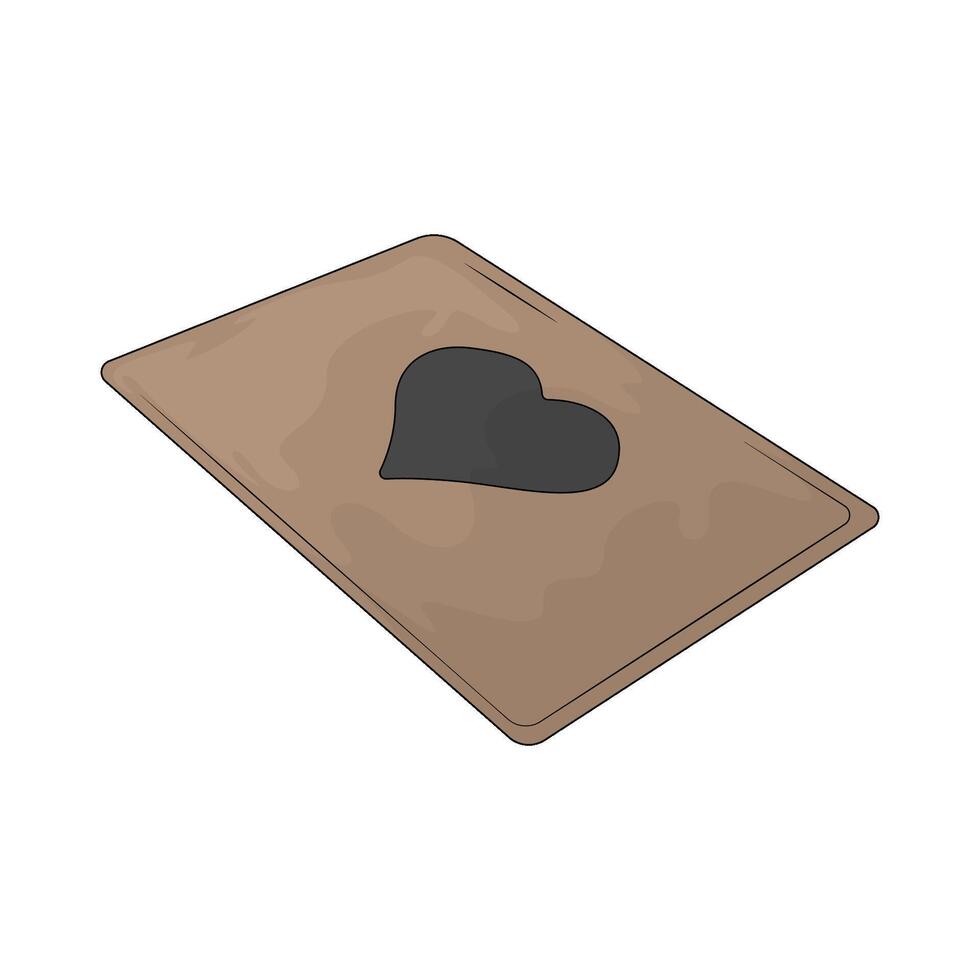 Living Room door mat vector