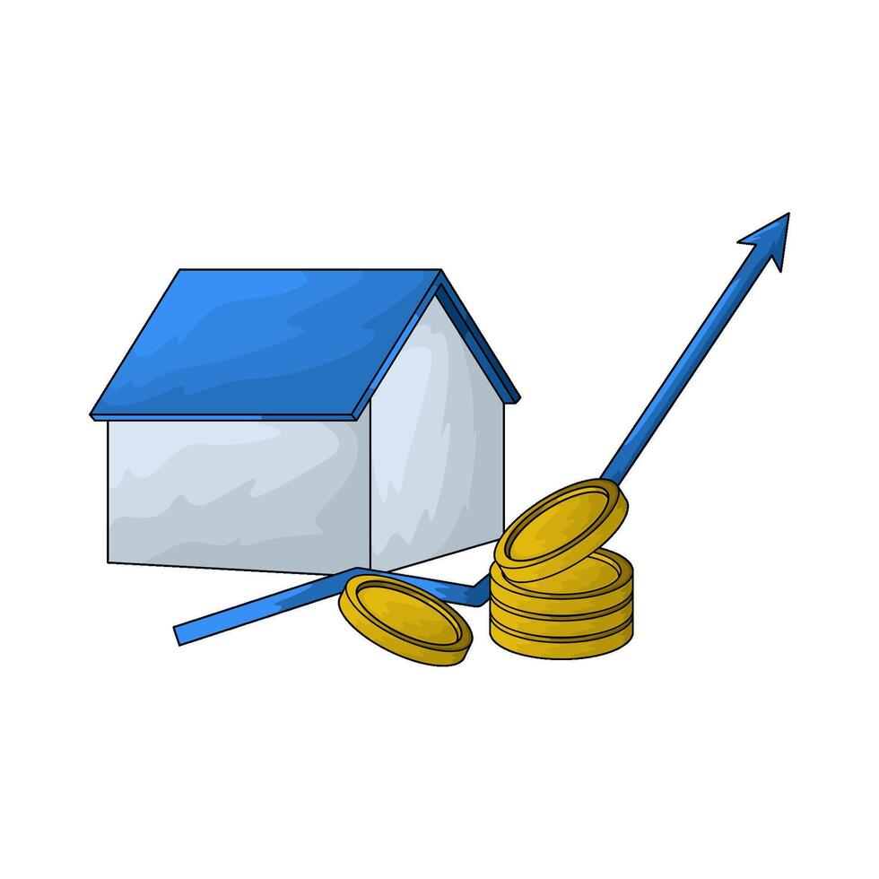 property investment illustration vector