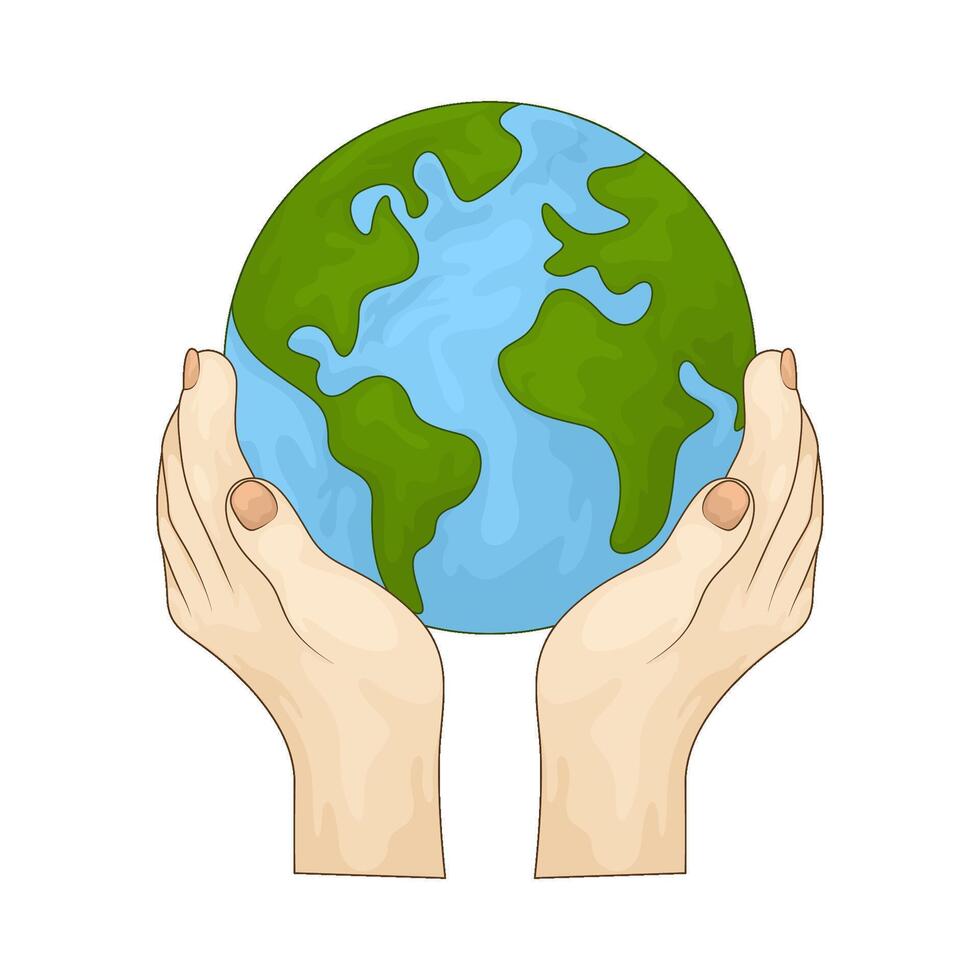 save the earth vector