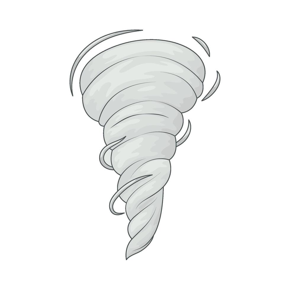 Nature tornado illustration vector