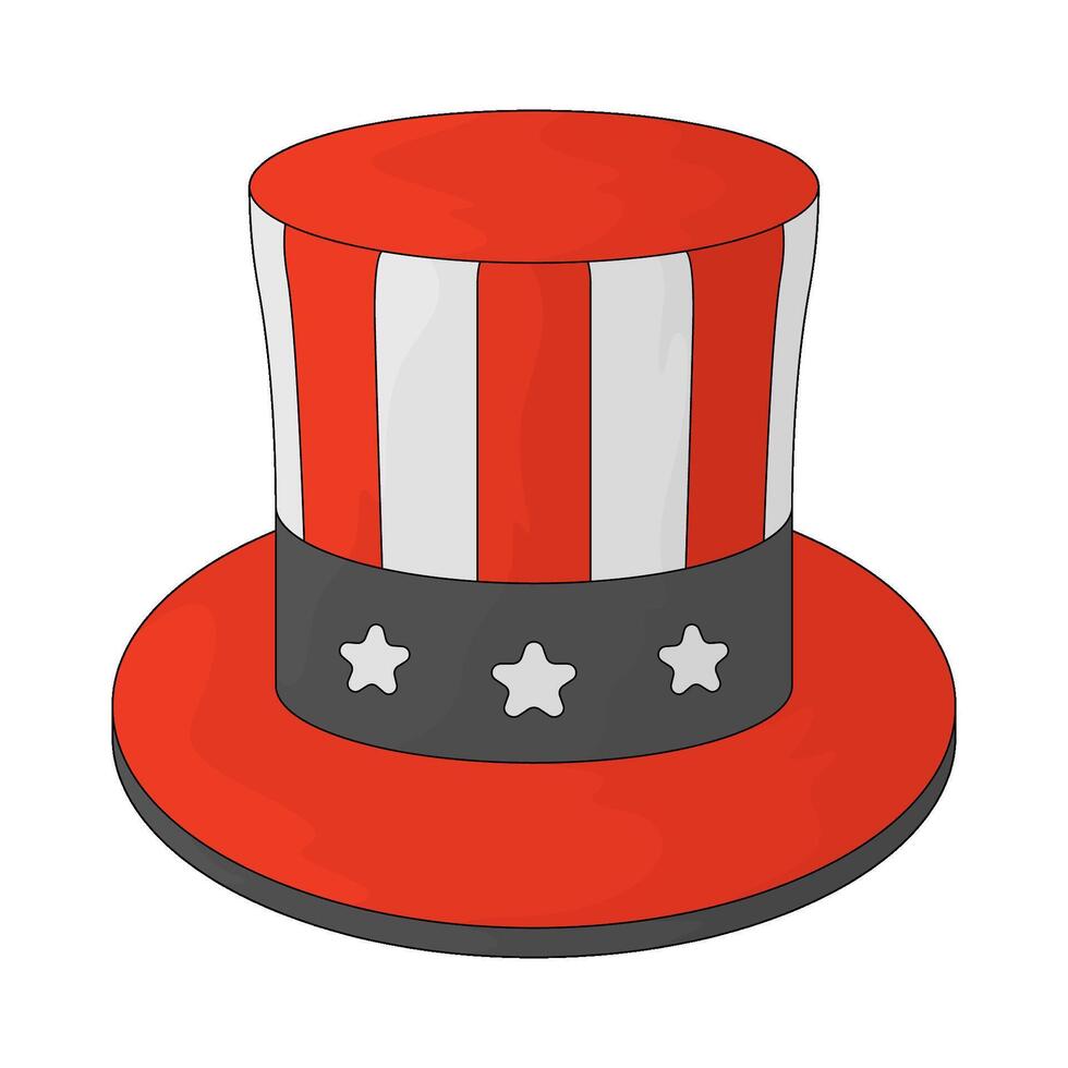 Circus hat illustration vector