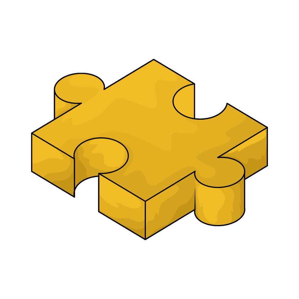 illustration of a puzzle pieces vector