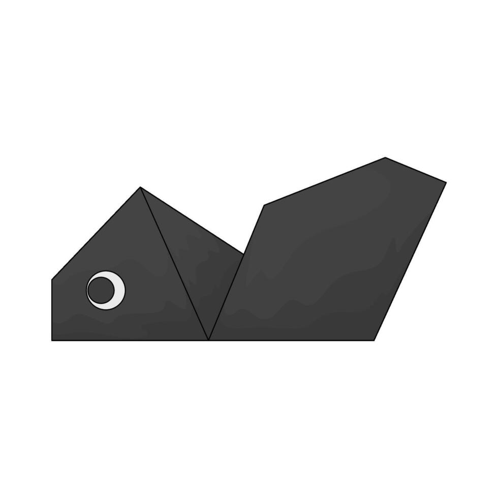 animal origami illustration vector