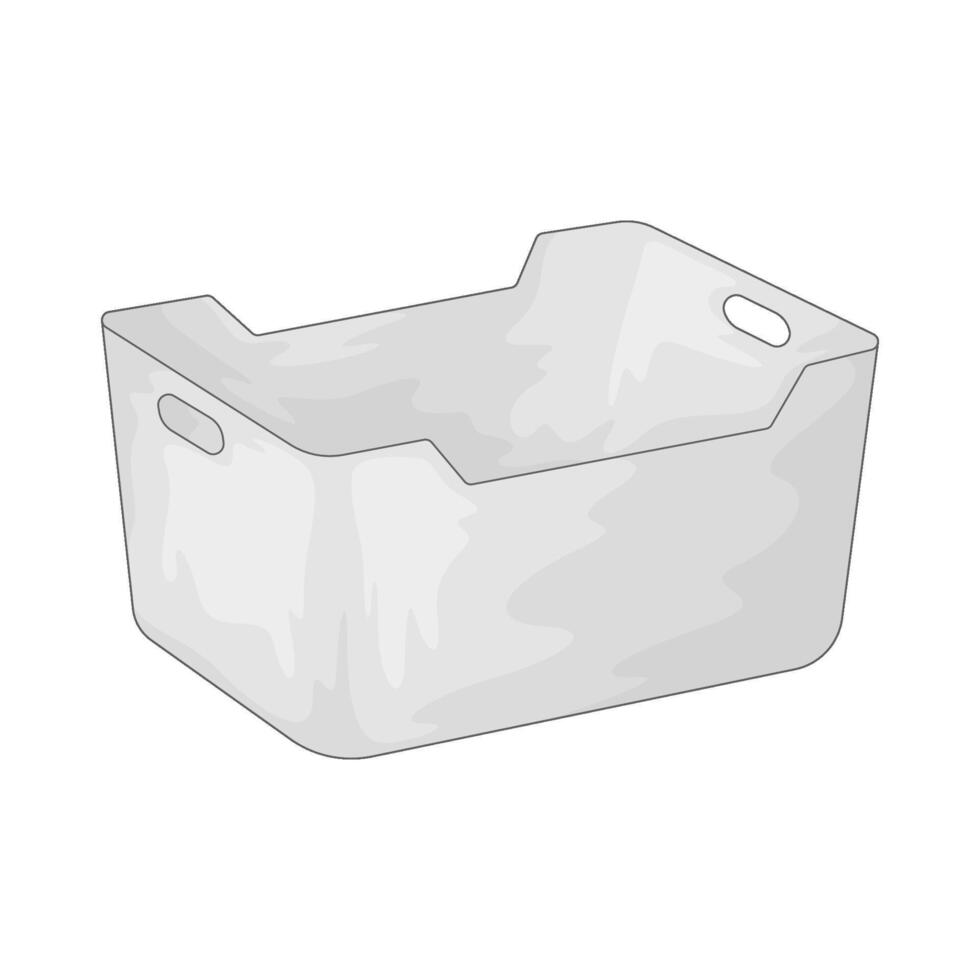 white storage illustration vector