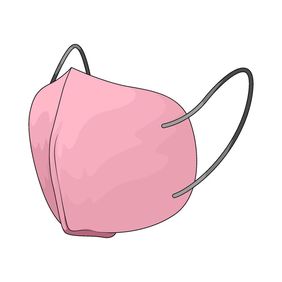 Safety face mask vector