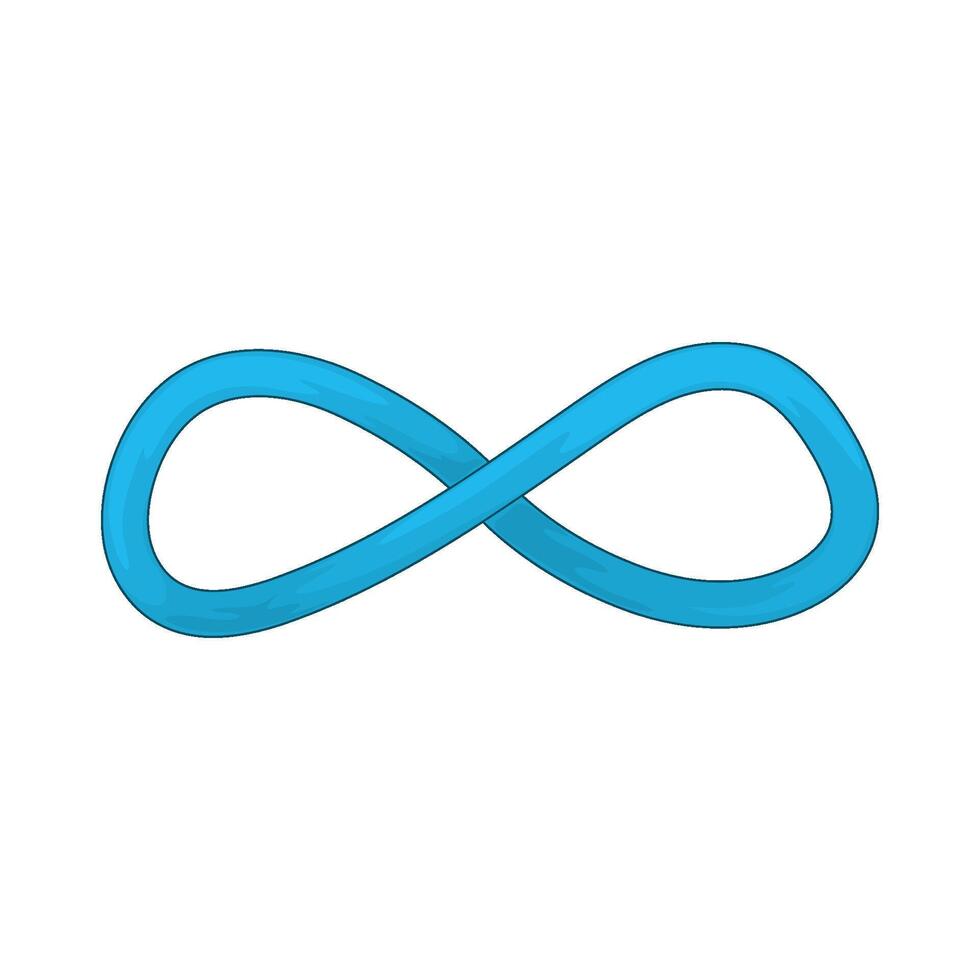 illustration of a infinity symbol vector