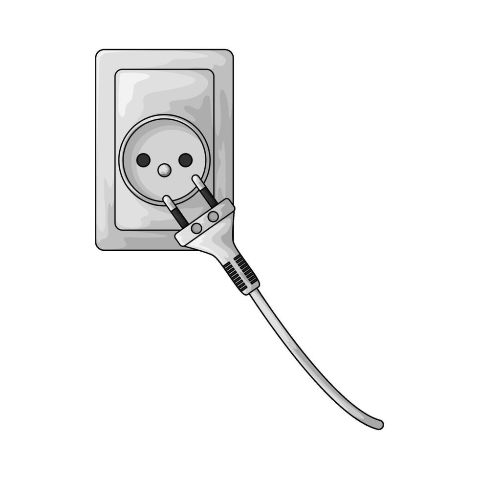 Power Socket Plug vector