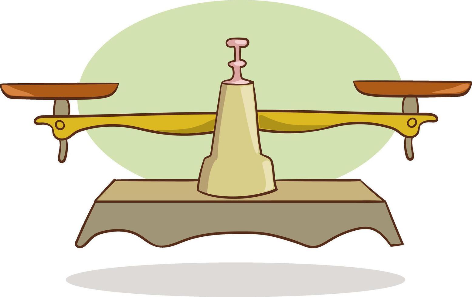 Illustration of Libra on a Colored Background vector