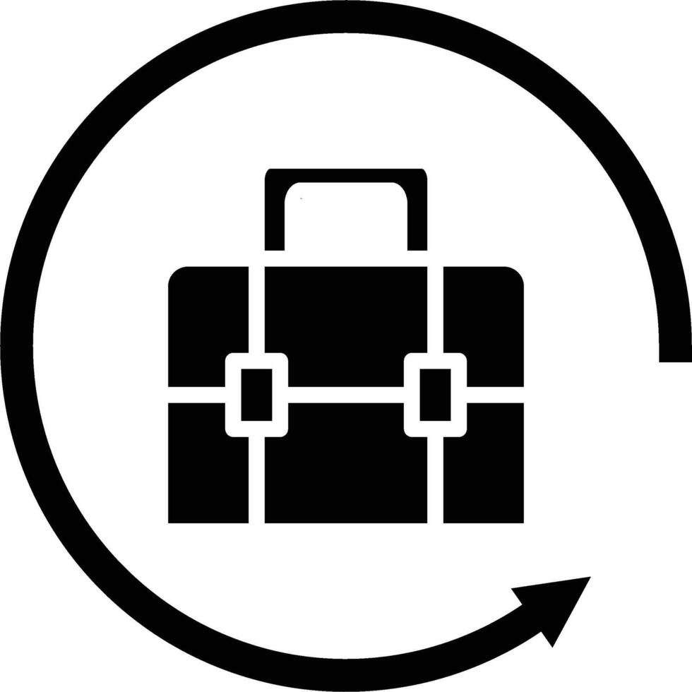job solid icon vector