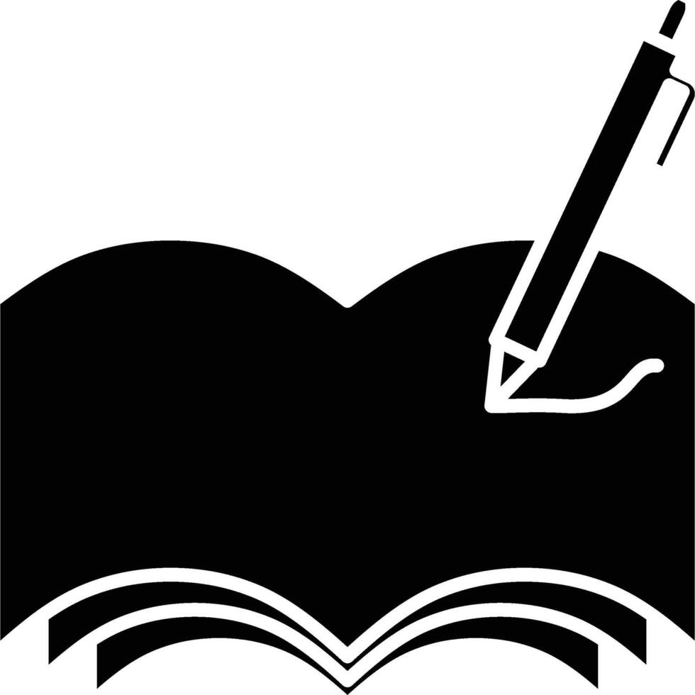 secretary work solid icon vector