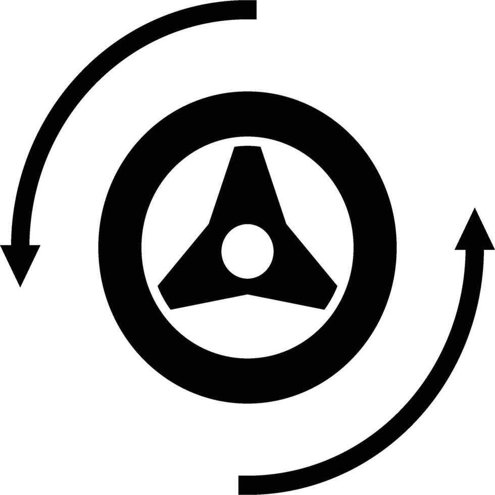 driver solid icon vector