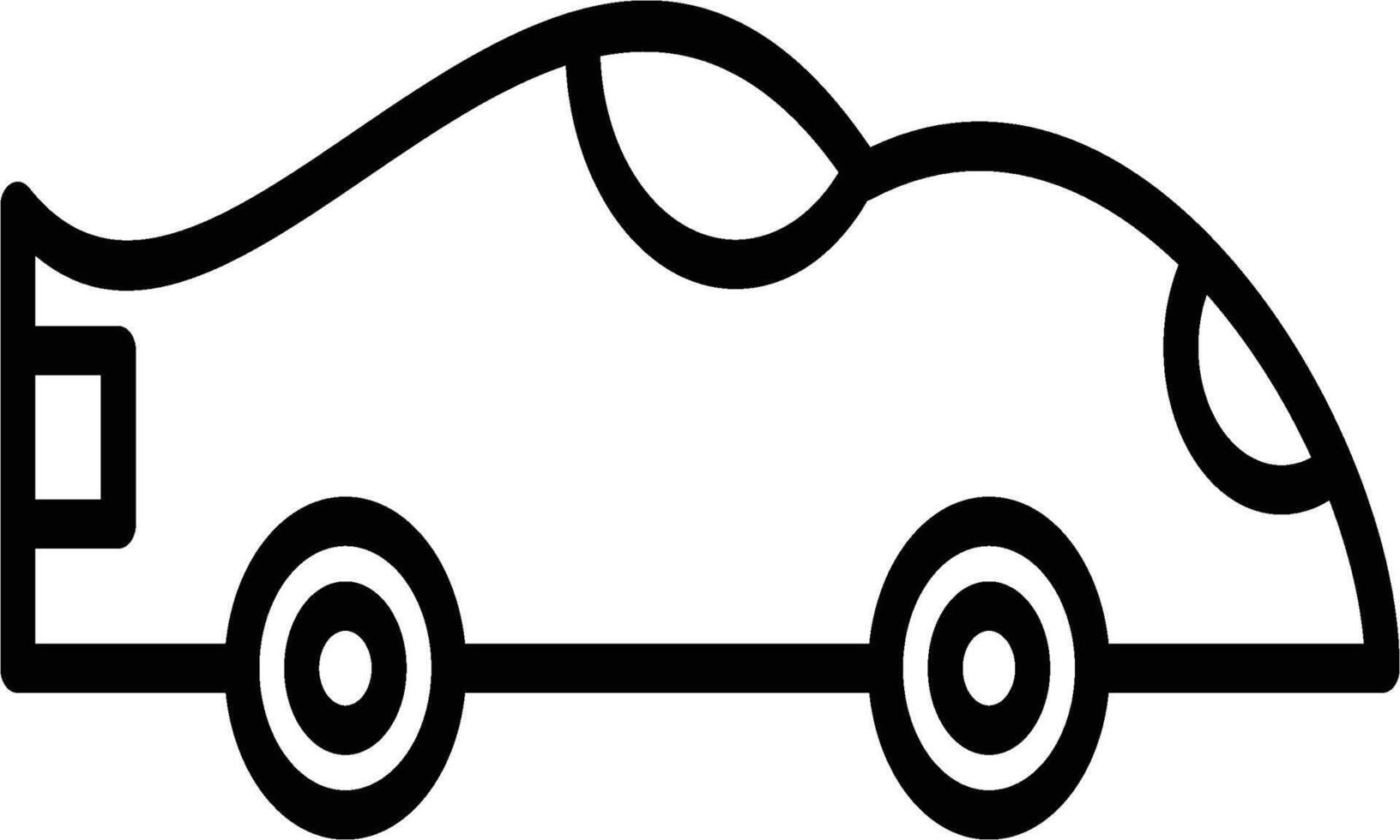 four-wheeled vehicles icon vector