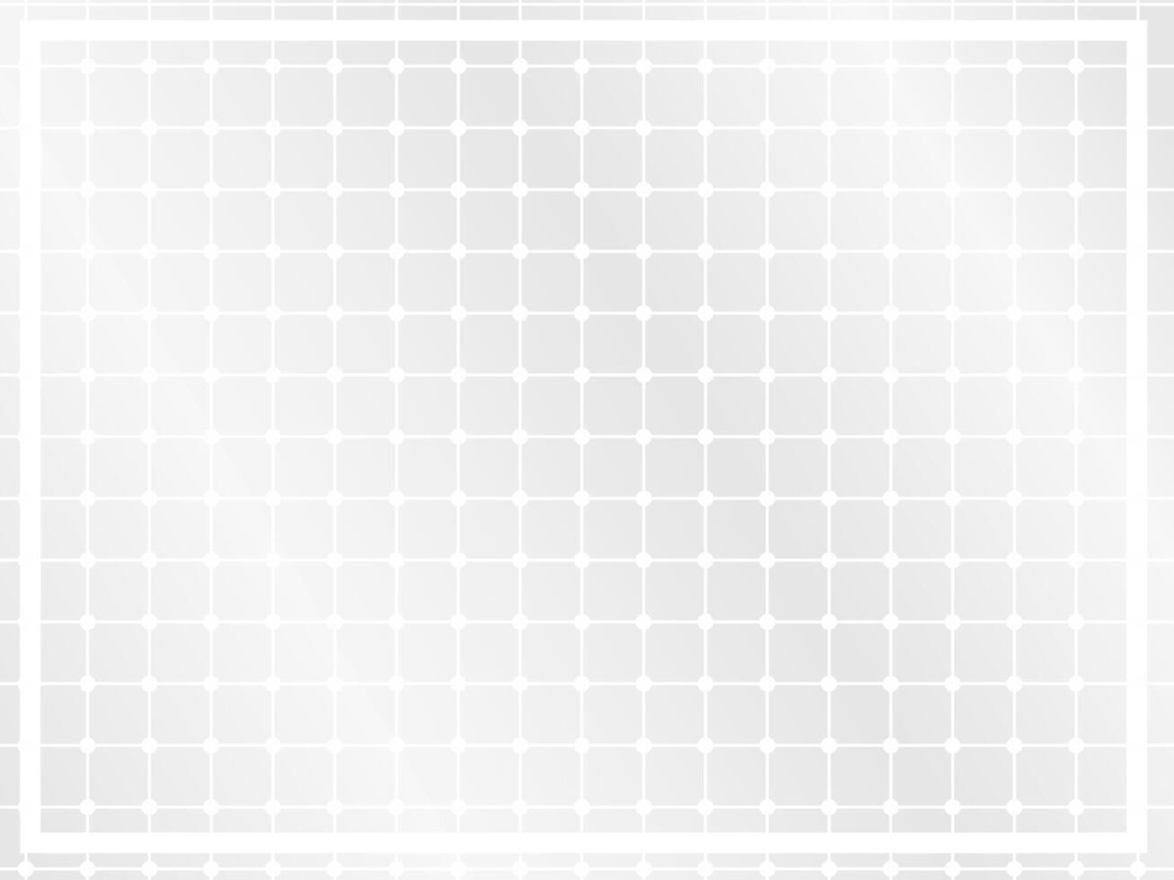 Abstract White and Light Gray Background with a Smooth Rounded Grid vector