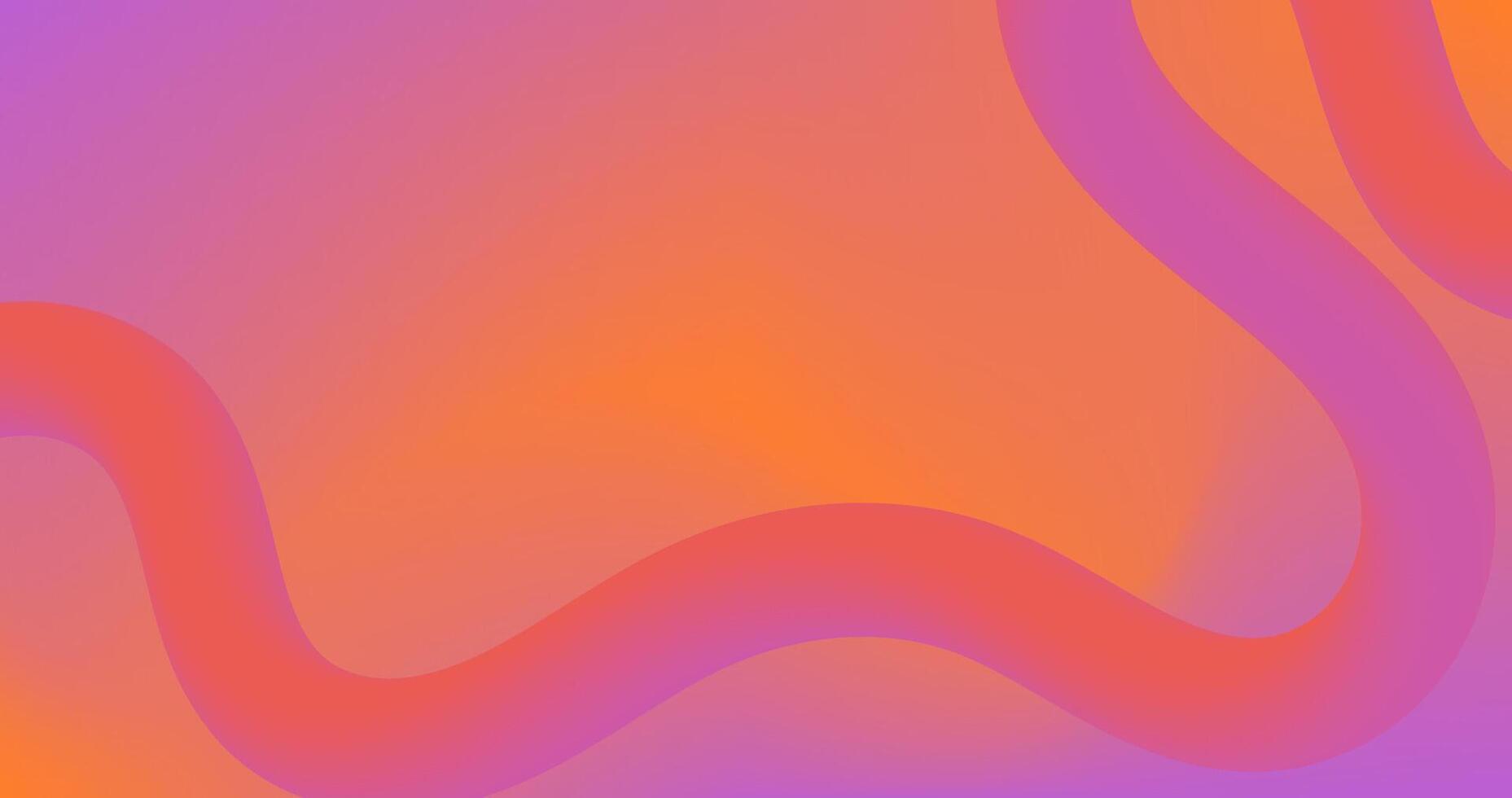 Orange Pink Gradient Abstract background with Fluid gradient Line vector