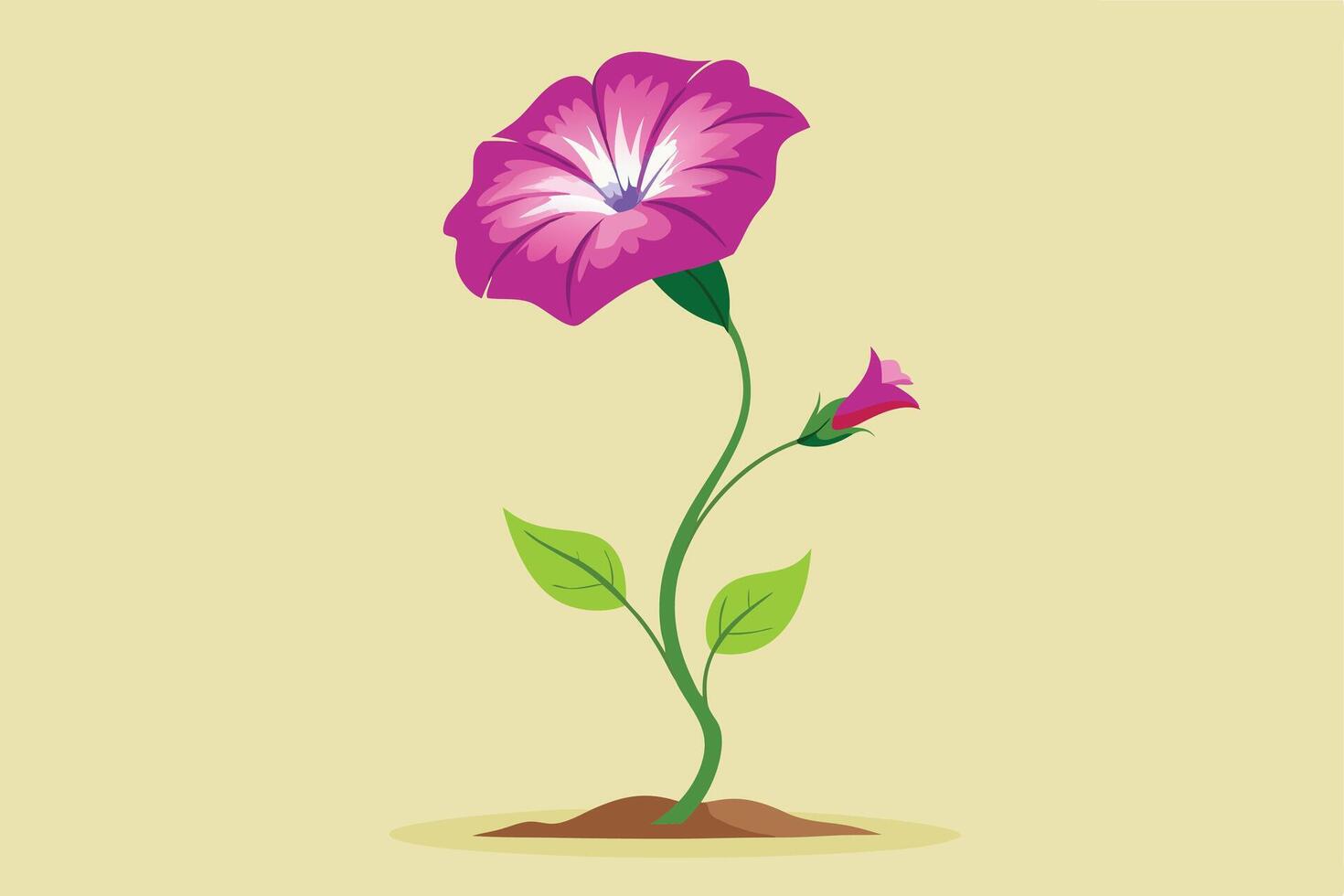 Purple Flower Design for Floral Prints vector