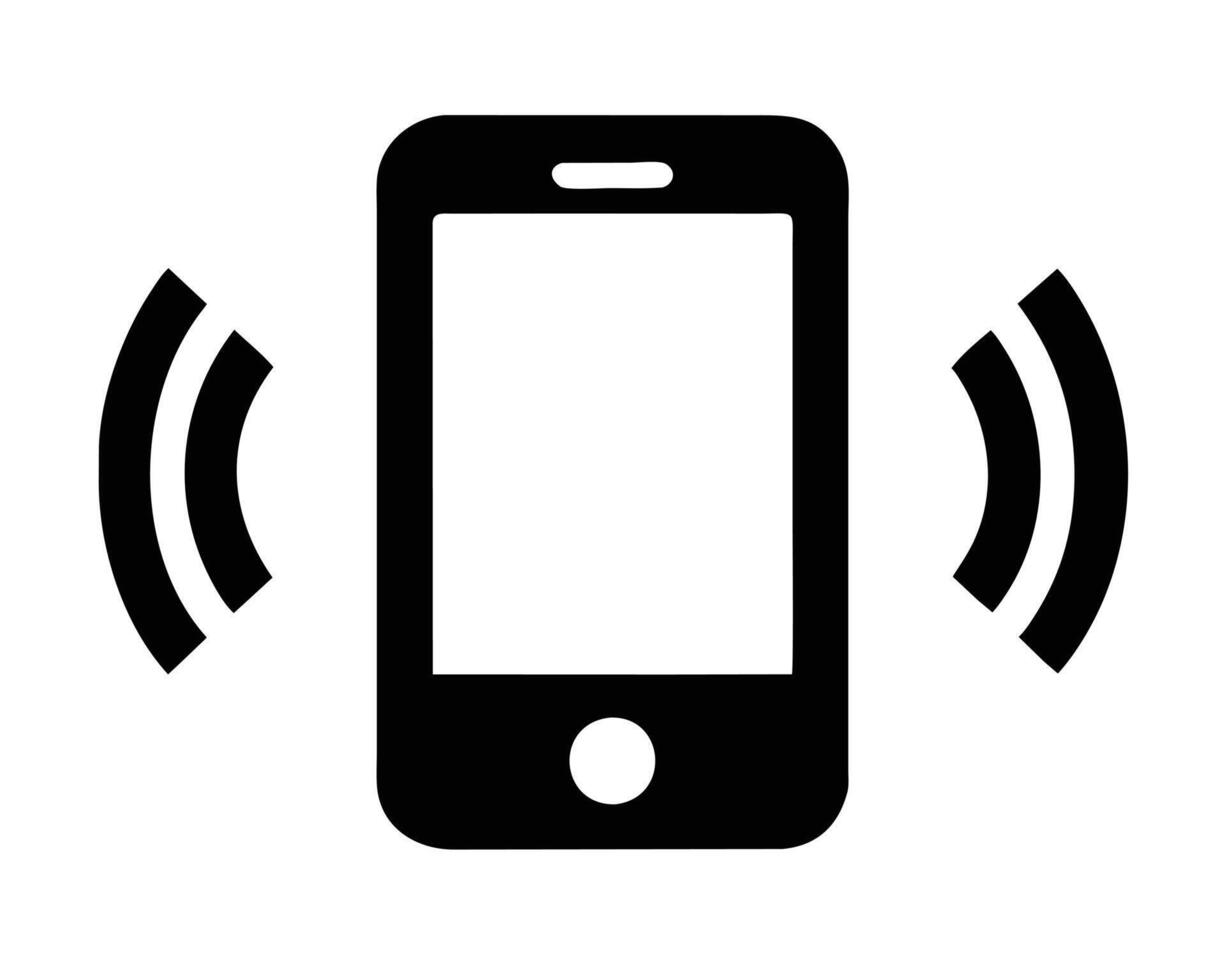 Smartphone in Ringtone Mode Icon vector
