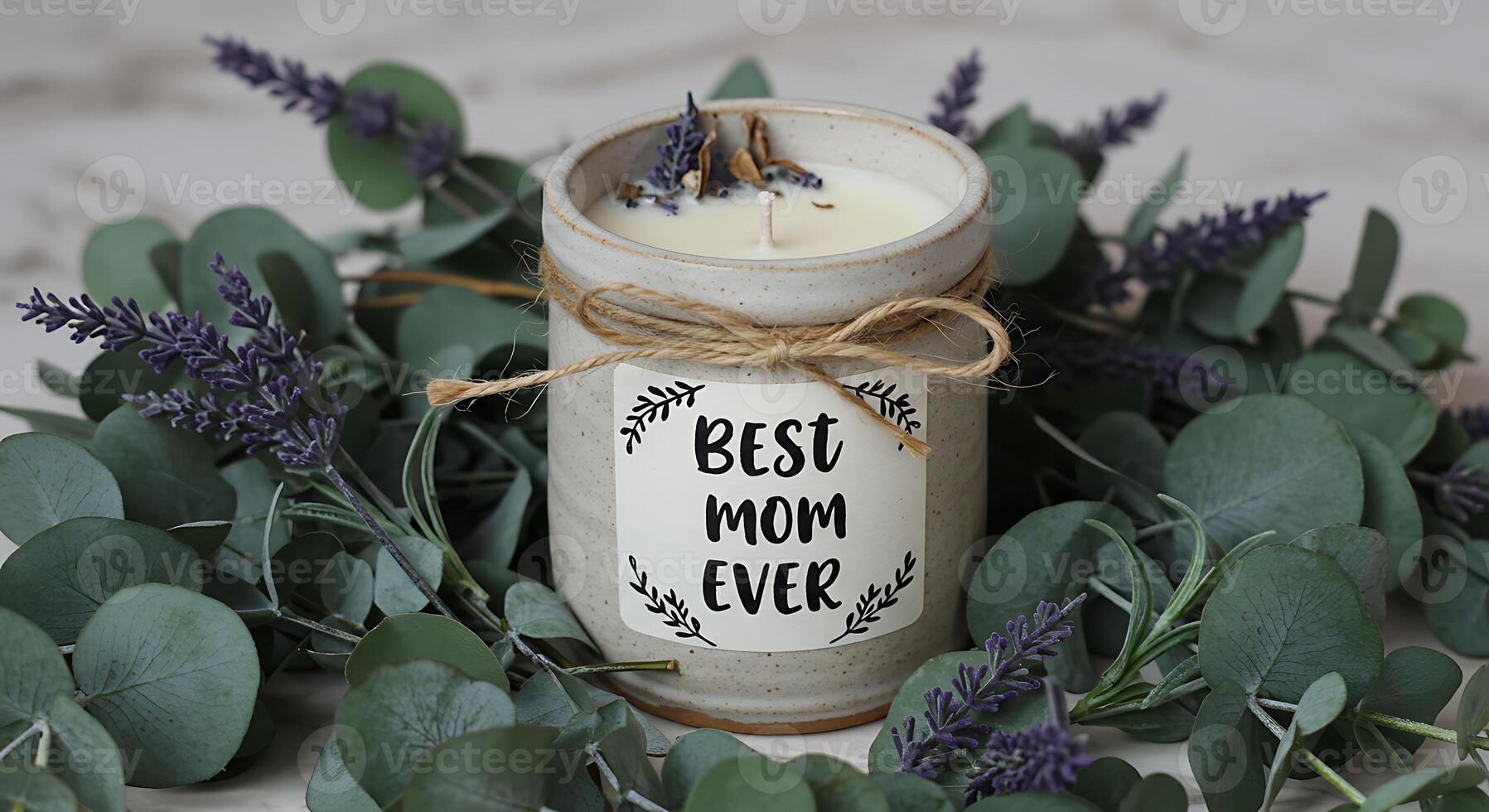 Candle Best Mom Ever Eucalyptus and Lavender photo