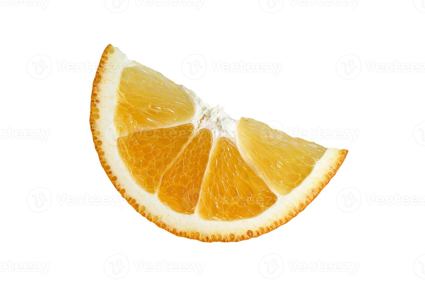 Orange slice closeup photo