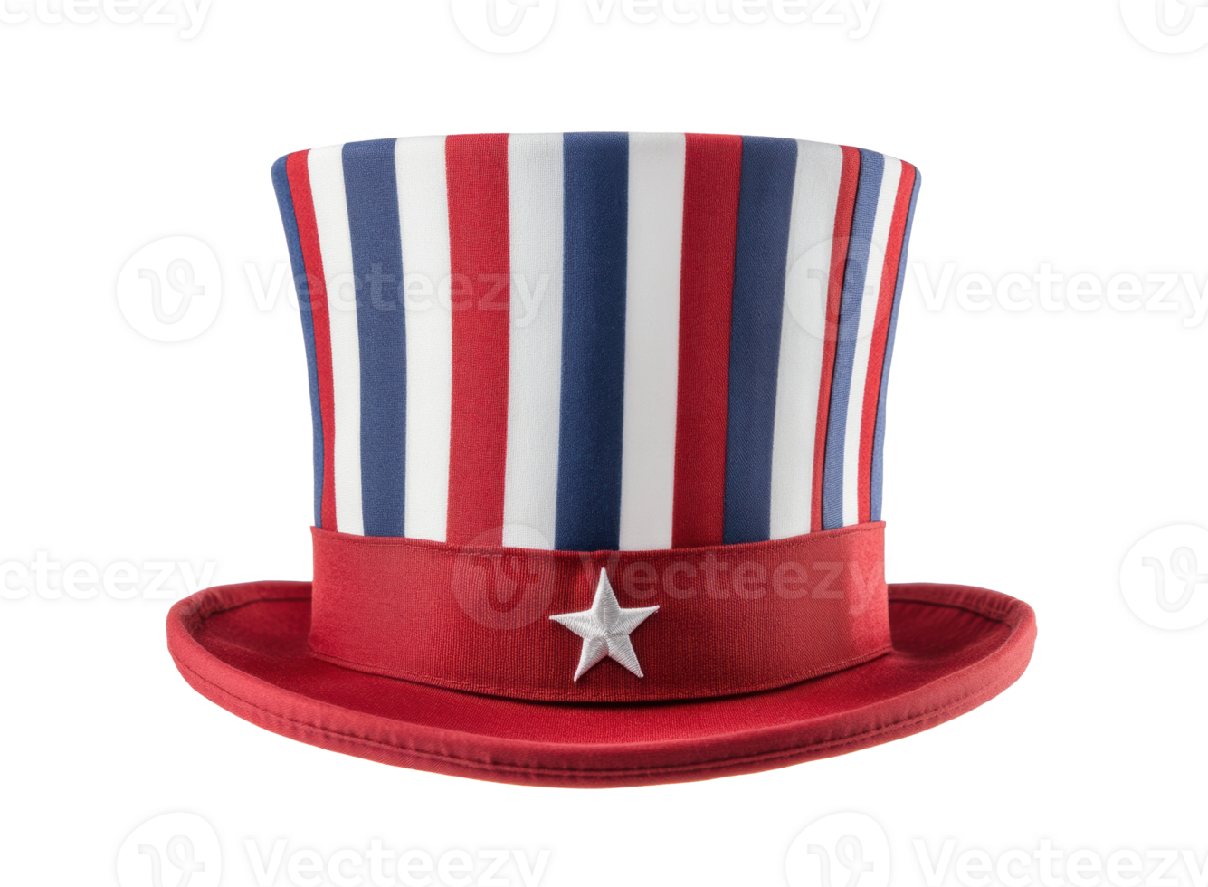 Patriotic top hat for Independence Day celebrations and events png