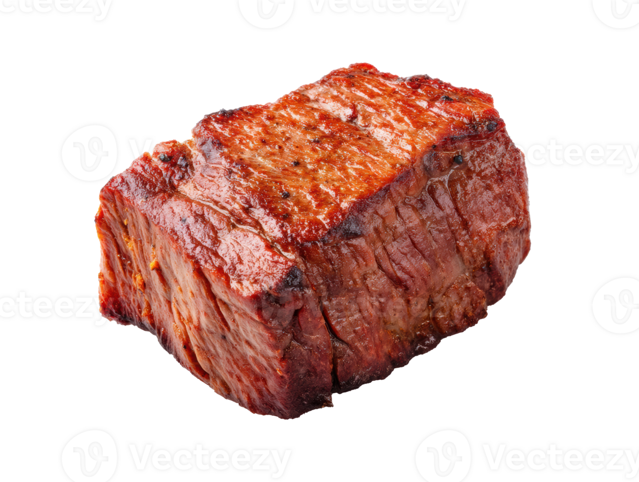 Juicy roasted beef chunk perfect for culinary delights png