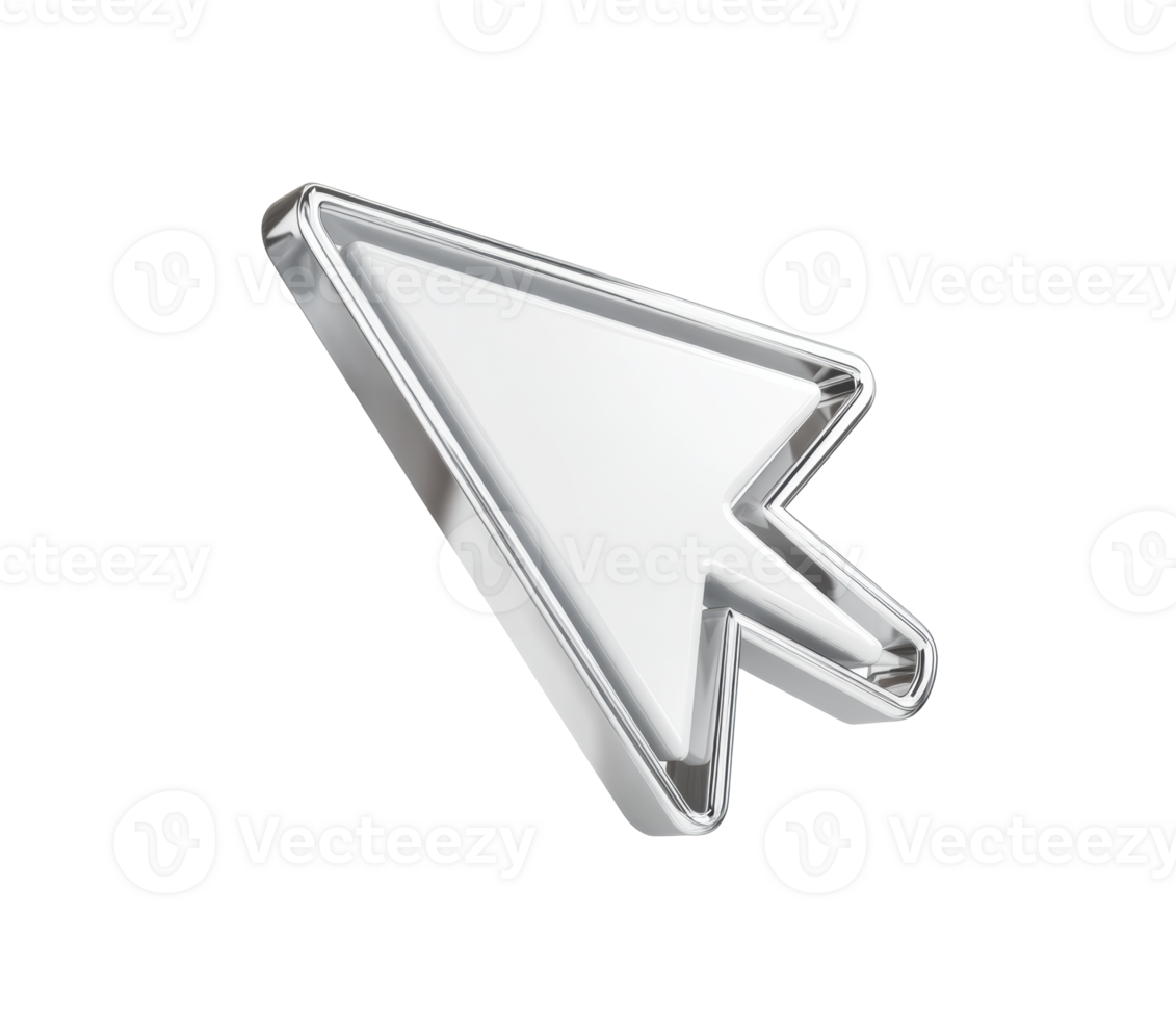 Creative cursor design for digital interface and web development png