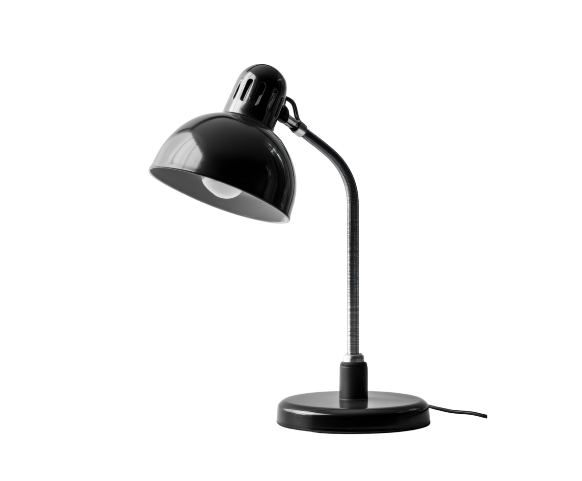 Elegant desk lamp for modern workspace decoration and illumination png