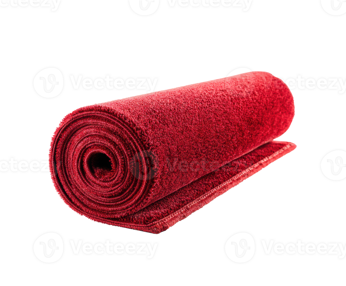 Soft red carpet roll for events and celebrations png