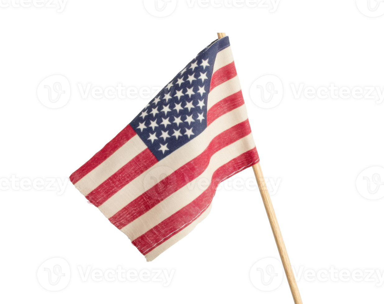 American flag waving under a clear sky for patriotic occasions png