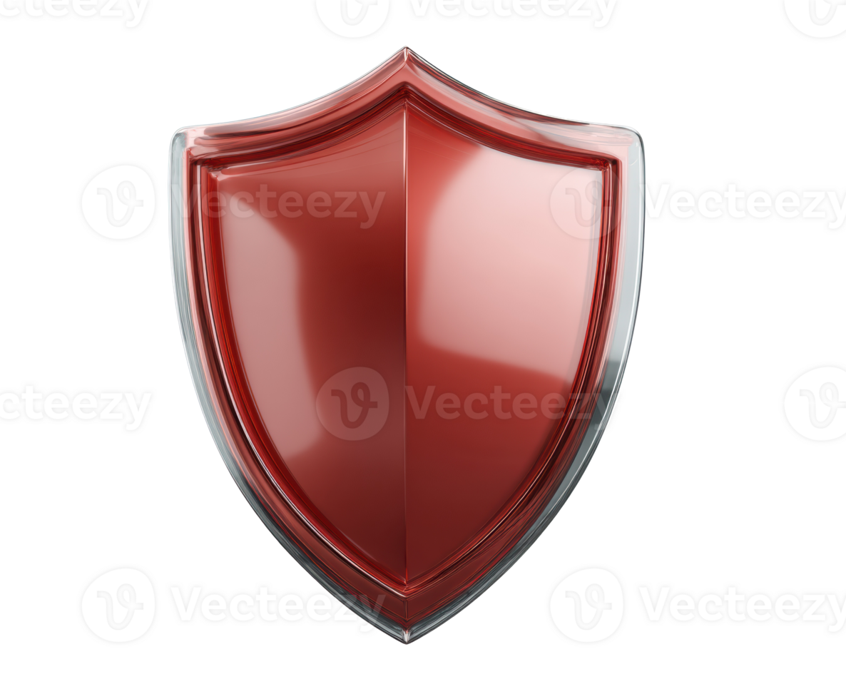 Protective shield design for security branding and creative projects png
