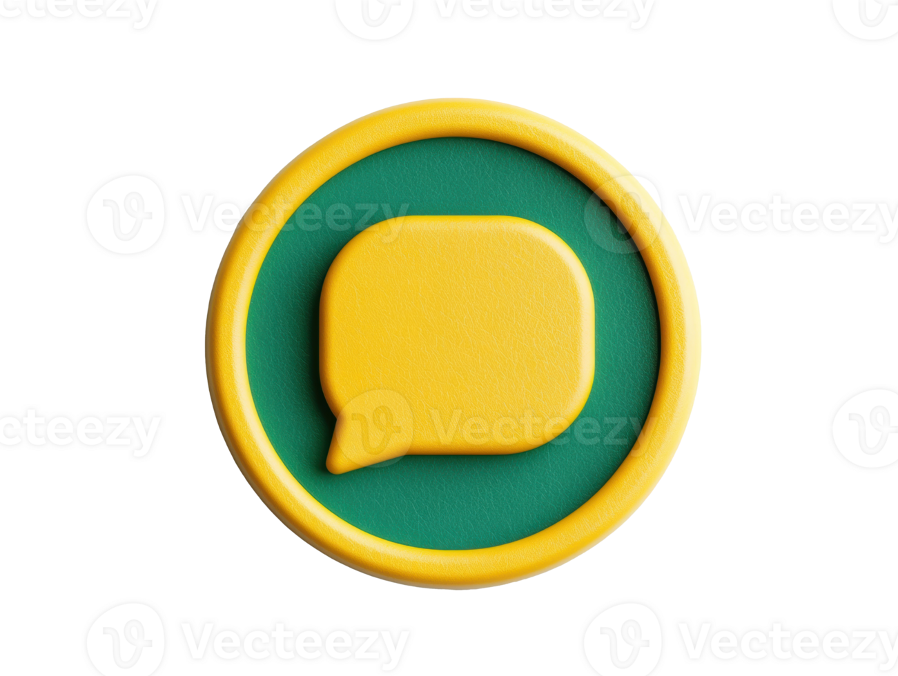 Conversation bubble design for digital communication and branding png