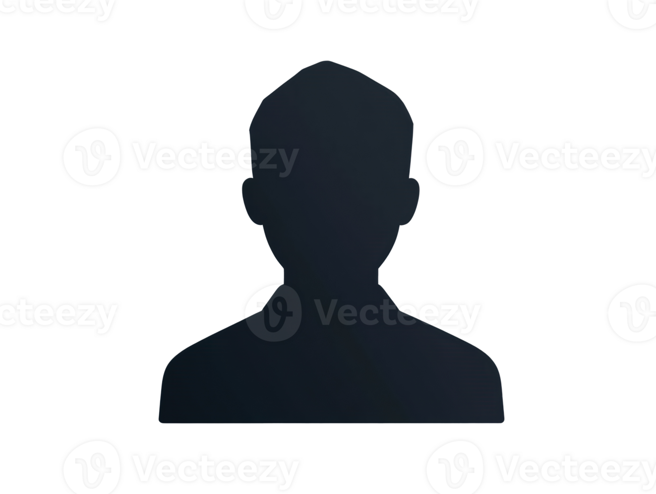 Silhouette of a person in casual attire against a neutral background png