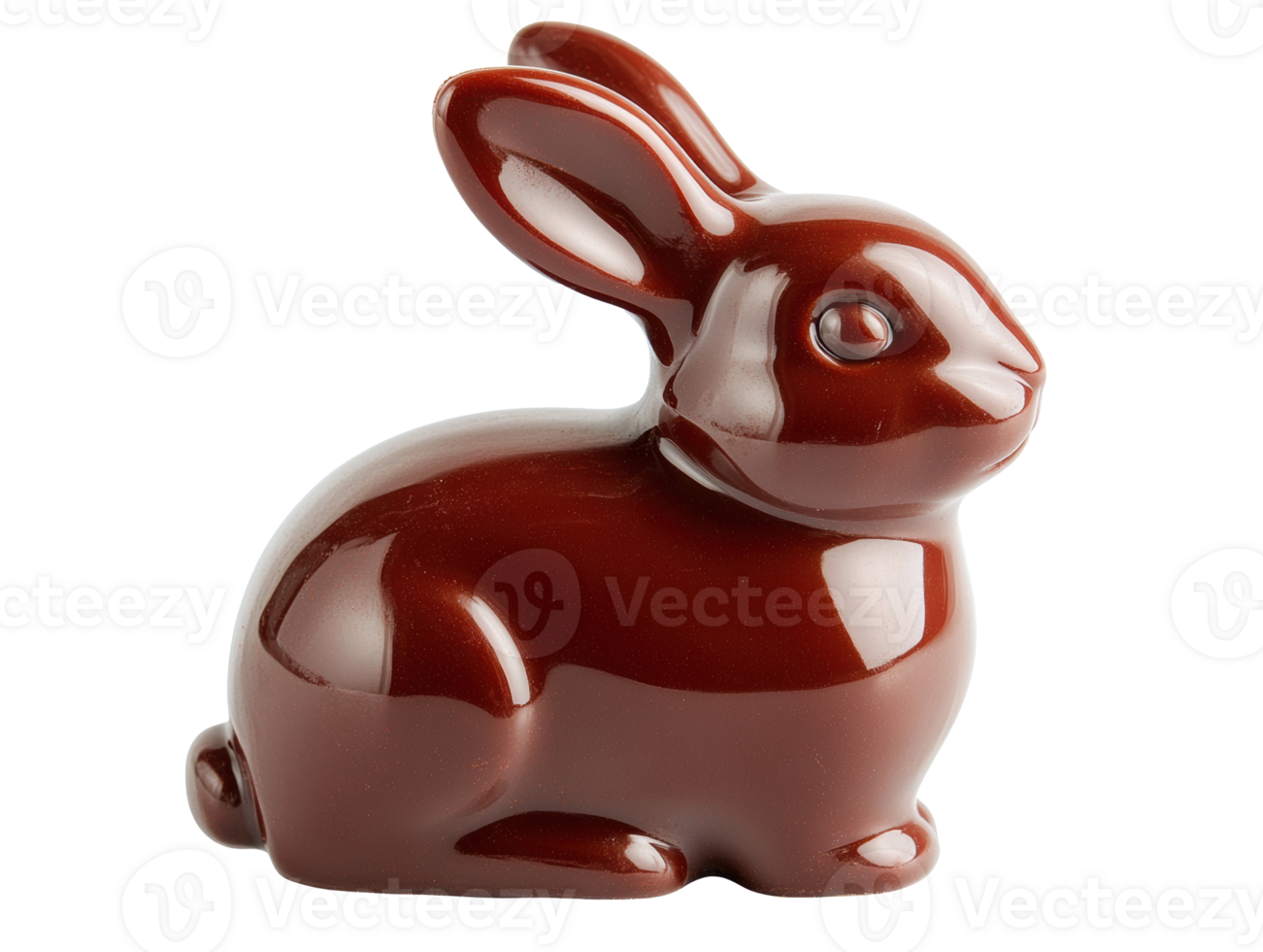 Chocolate bunny figure for Easter celebration and springtime decor png