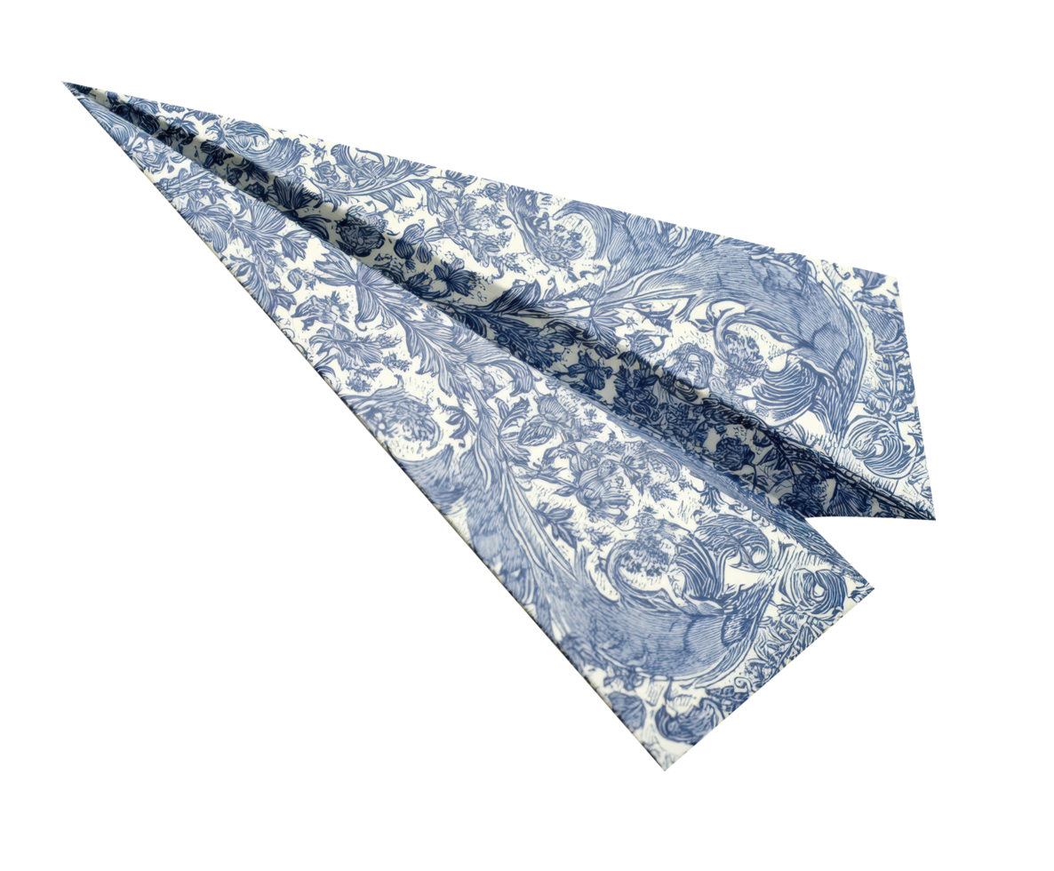 Elegant paper airplane design for creative projects and crafts png