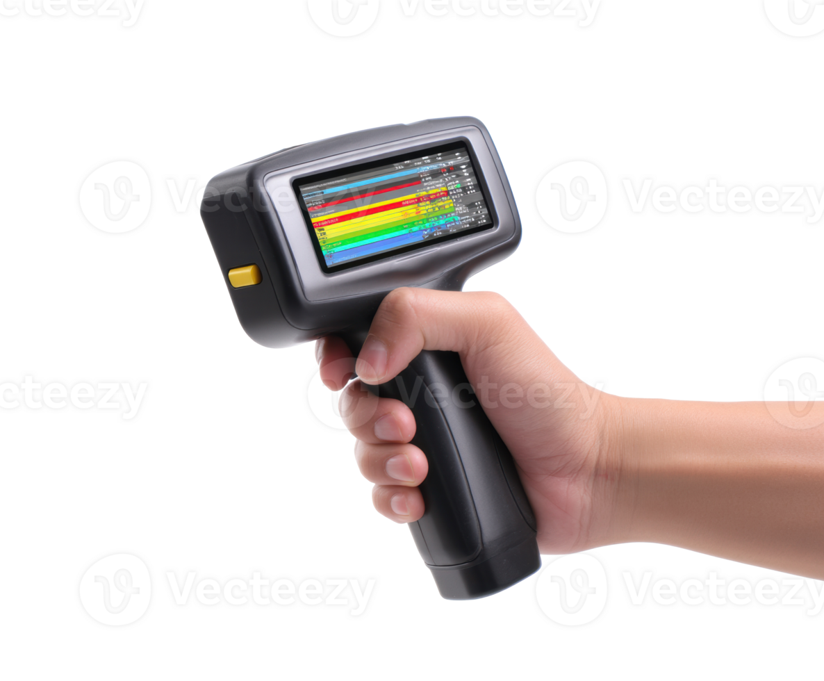 Handheld device for material testing and analysis in construction png