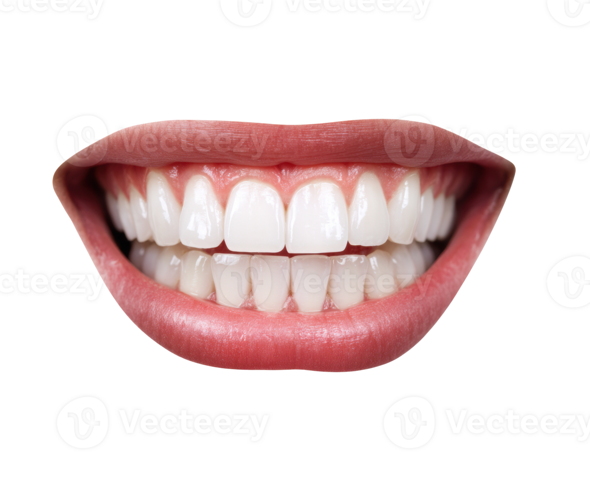 Bright and healthy smile showcasing dental care and well-being png