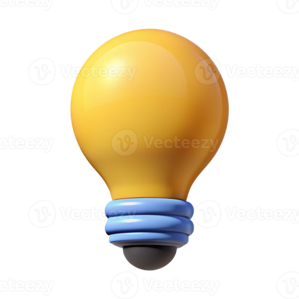 melancholic majestic Crisp edges monoline lightbulb. Single-weight stroke, flat color, with Scalable Design. premium png