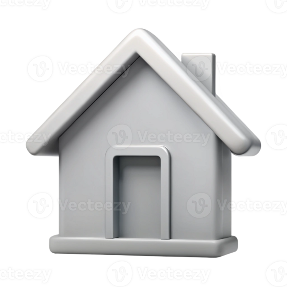 melancholic elegant Single-weight stroke outline of a simple house. Crisp edges, minimal with Scalable Design. authentic png