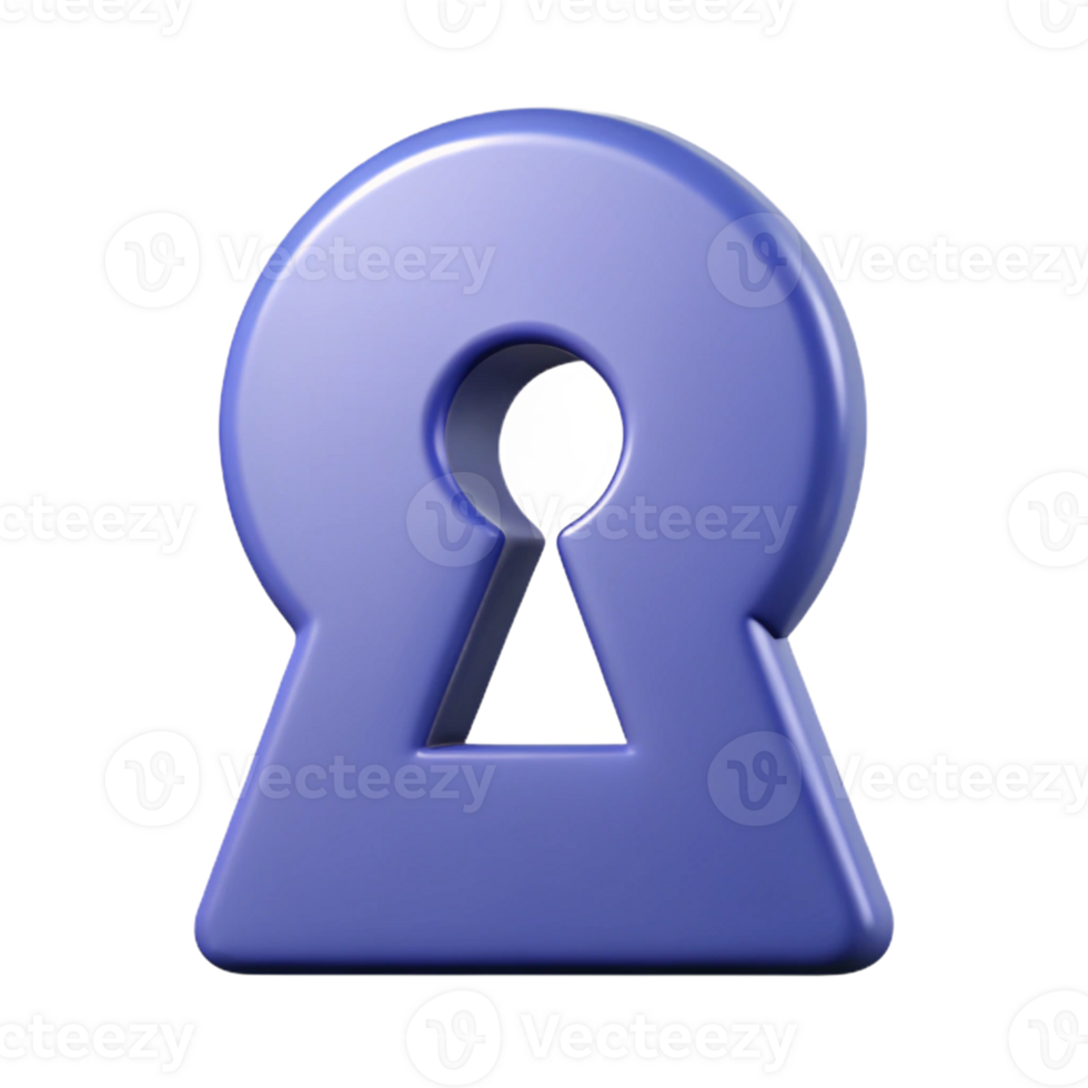 hypnotic vintage Symmetrical keyhole symbol. Simple keyhole shape. Clean lines, flat color with Scalable Design. gallery standard png