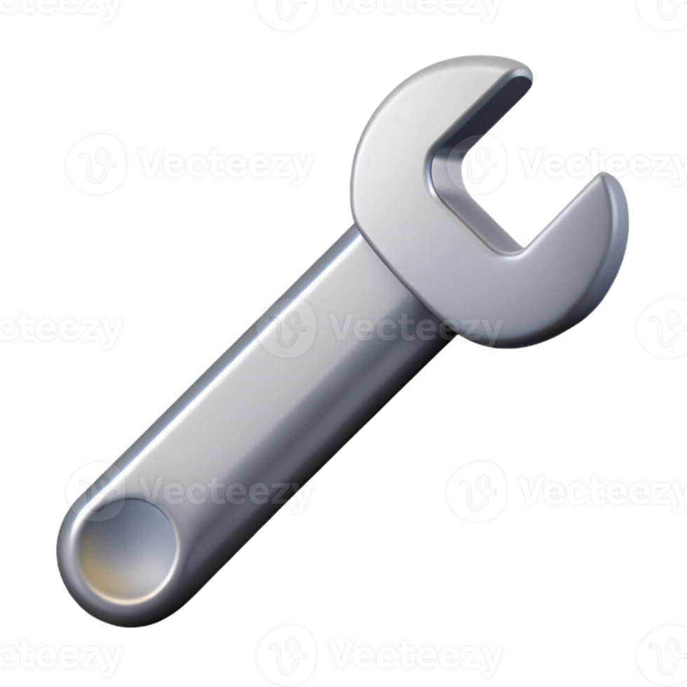 impressive avant-garde Technical drawing of a wrench. Crisp edges, minimal, single-weight stroke with Scalable Design. masterfully captured png