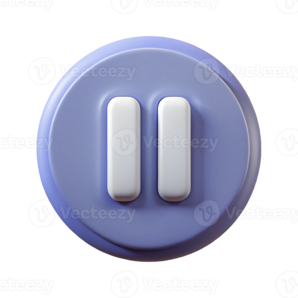 unparalleled gothic Minimalist icon of a pause button. Clean lines, flat color, with Scalable Design. refined png