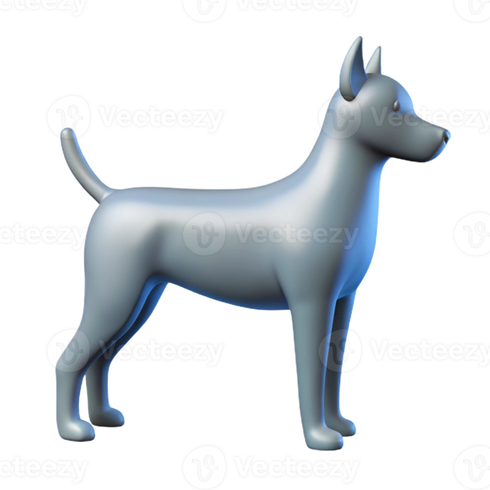 striking baroque Minimal dog silhouette. Single-weight stroke, clean lines, with Scalable Design. authentic png
